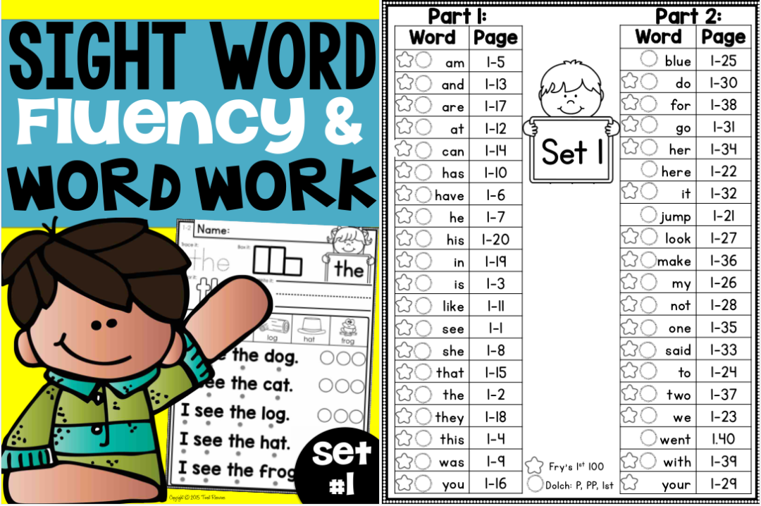 Sight Word Fluency&Word Work 全四册电子版百度网盘下载-拓空间学习分享