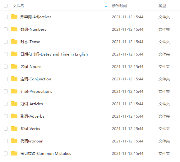 一套精致简洁美观实用的语法海报-拓空间学习分享