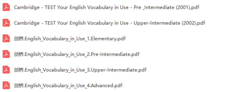 图片[4]-English Vocabulary in Use 电子版-拓空间学习分享