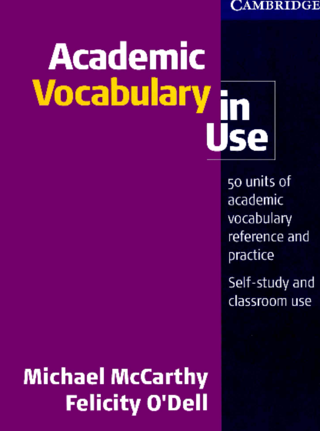Academic Vocabulary in Use 电子版学术词汇-拓空间学习分享