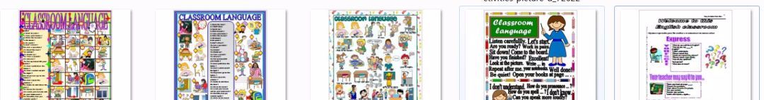 图片[2]-Classroom language，10份精美词汇海报-拓空间学习分享