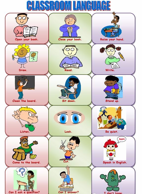 图片[7]-Classroom language，10份精美词汇海报-拓空间学习分享