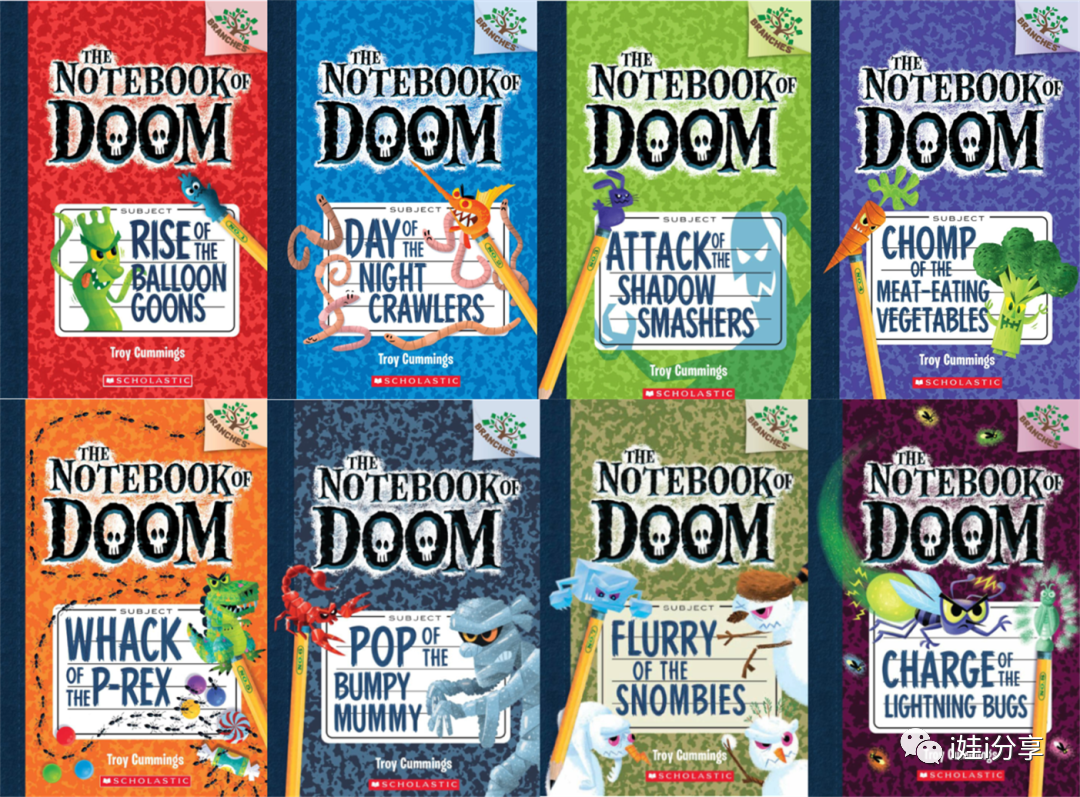 毁灭笔记桥梁书 The Notebook of Doom1-8册电子版下载-拓空间学习分享