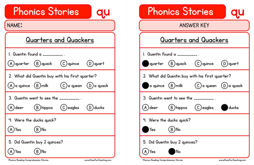 图片[8]-英语阅读理解小故事练习册 Reading Comprehension Stories-拓空间学习分享