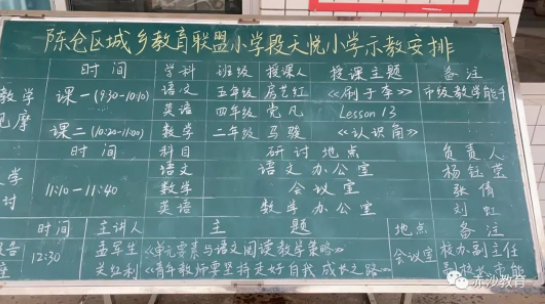 天悦小学来赤沙镇开展联盟送教活动-拓空间学习分享