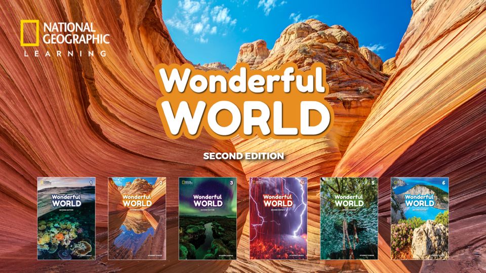 新版国家地理《Wonderful World》（缤纷世界）1-4册全册PDF/练习册/音频/DVD-拓空间学习分享