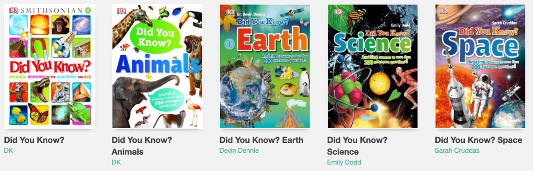 dk儿童百科全书pdf 百度网盘 Did You Know Science Animal Space Earth系列-拓空间学习分享