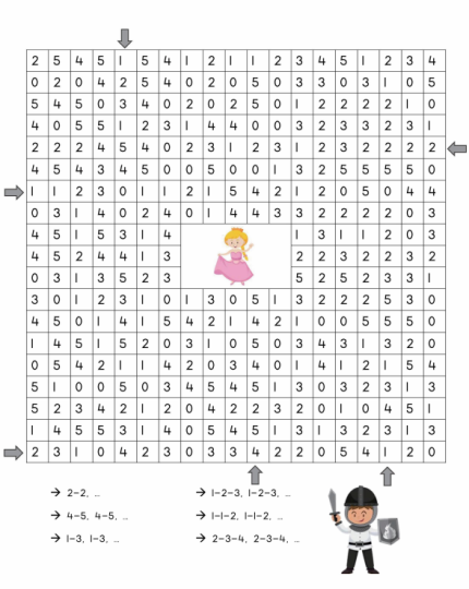 数字迷宫图片共6页,可打印-拓空间学习分享