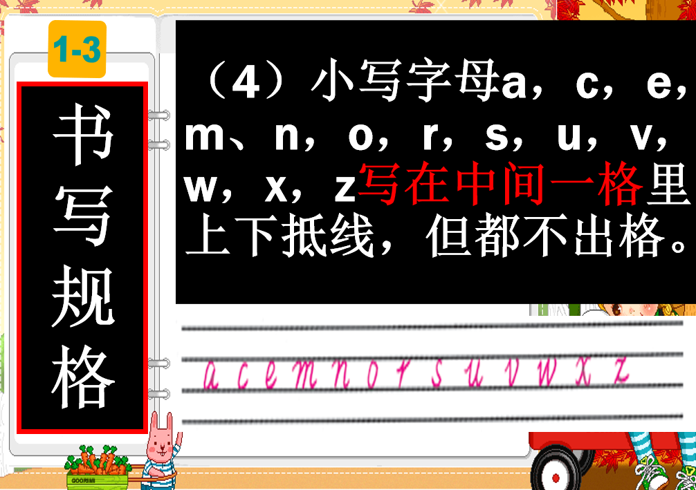 图片[3]-26个字母手写体教学ppt课件下载百度云-拓空间学习分享