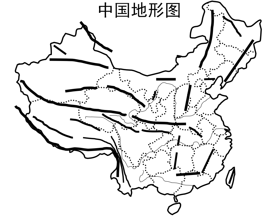 图片[2]-中国空白地图(打印)汇总-拓空间学习分享