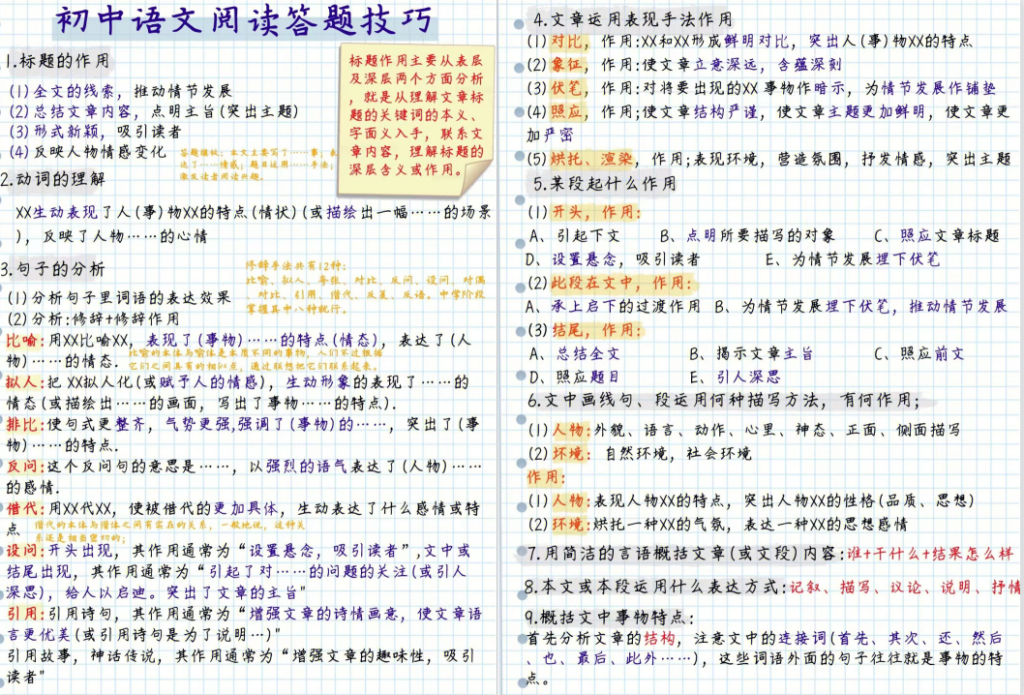 图片[5]-阅读理解答题技巧-拓空间学习分享
