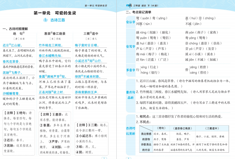 典中点名师划重点三年级下电子书下载 百度网盘-拓空间学习分享
