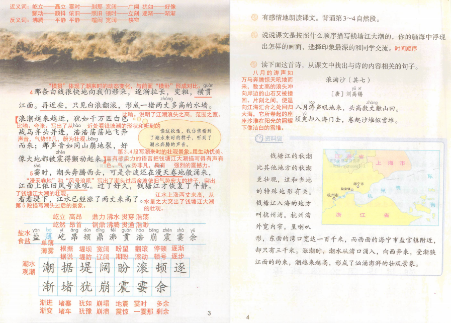 图片[3]-《课堂笔记》四年级上册语文电子版下载-拓空间学习分享