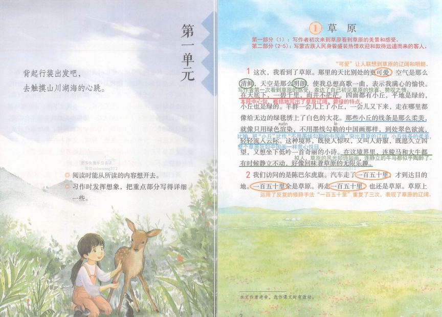 图片[2]-课堂笔记六年级语文上册电子书下载人教版-拓空间学习分享