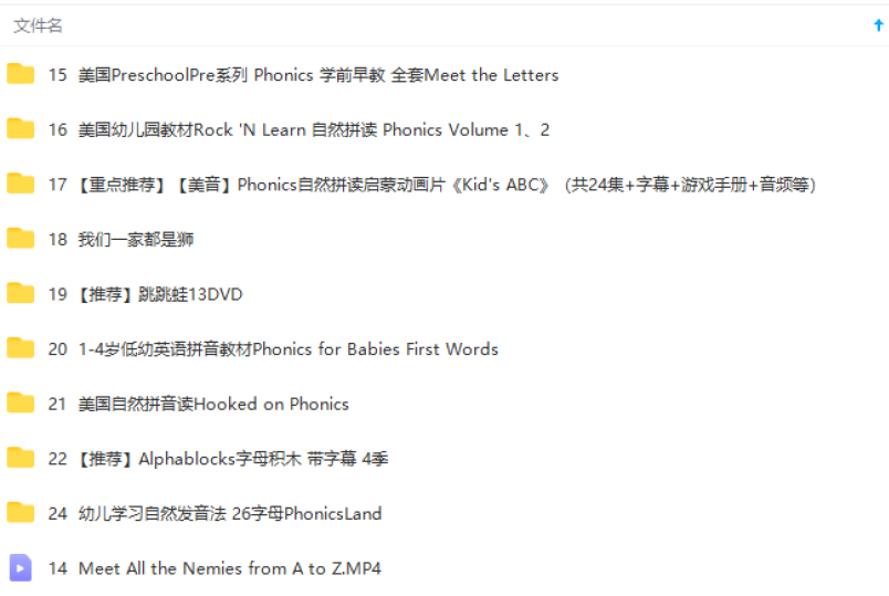 图片[4]-自然拼读phonics教材电子版下载（教材，视频，读物，练习，软件，字母&单词）-拓空间学习分享