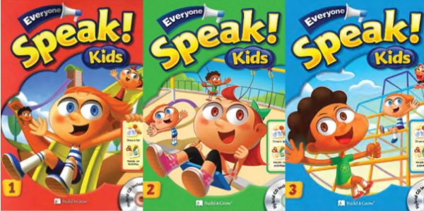 小学口语专项教材Everyone, Speak! Kids！3册PDF+音频+练习册+闪卡-拓空间学习分享