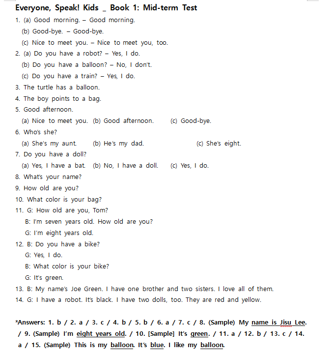 图片[26]-小学口语专项教材Everyone, Speak! Kids！3册PDF+音频+练习册+闪卡-拓空间学习分享