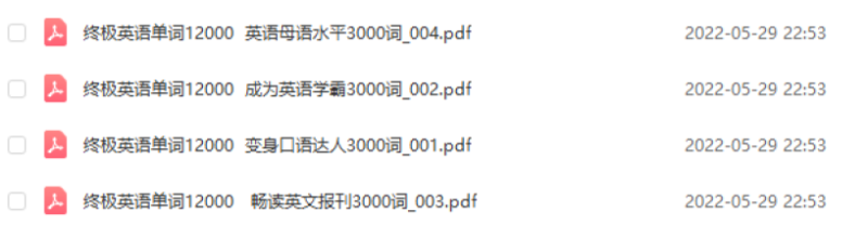 终极英语单词12000PDF电子版下载-拓空间学习分享