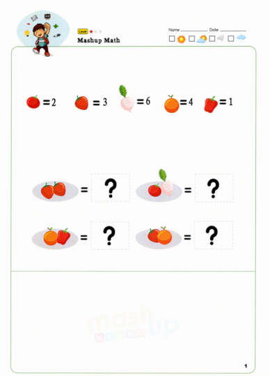 幼小衔接等量代换数学题简单版,共106页-拓空间学习分享