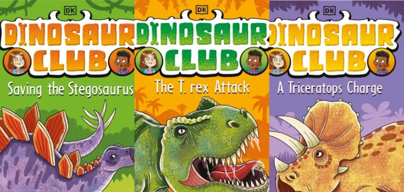 恐龙俱乐部系列绘本推荐:DK Dinosaur Club Series 1-3 电子书-拓空间学习分享
