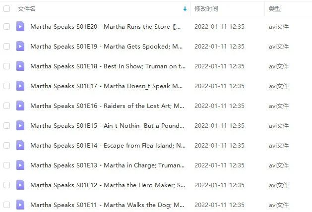 图片[9]-词汇拓展动画片有哪些?martha speaks百度云盘(中英文视频+音频+绘本)-拓空间学习分享
