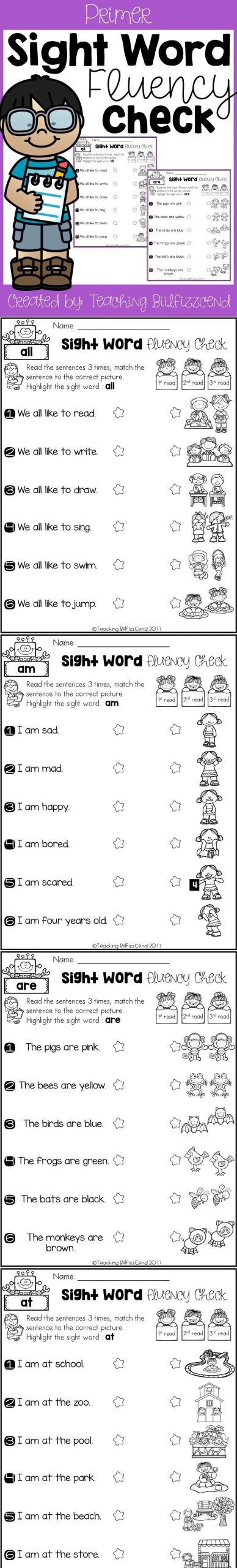 图片[2]-自然拼读高频词练习册《Sight Word Fluency Check》-拓空间学习分享