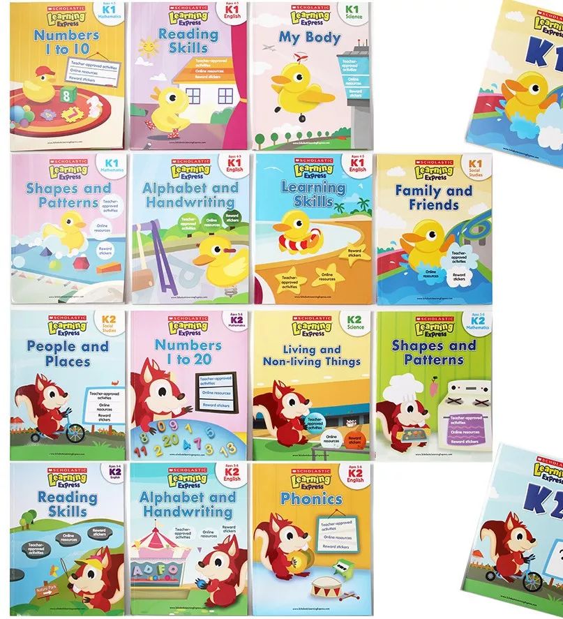学乐儿童英语原版同步练习册：Scholastic Learning Express系列电子版下载-拓空间学习分享