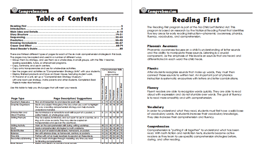 图片[2]-英语阅读理解练习册推荐：Reading for Every Child Comprehension 全套 K-5电子版-拓空间学习分享