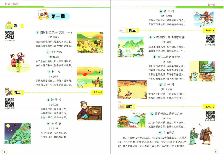 图片[2]-五升六衔接-暑假作业背诵与默写pdf电子版下载-拓空间学习分享