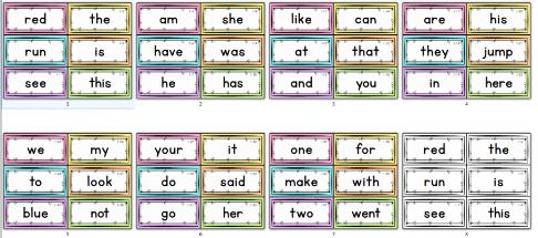 图片[2]-200个高频词打印 Sight Word Fluency&Word Work-拓空间学习分享