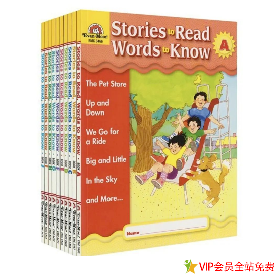 Stories to Read, Words to Know全10册，分级阅读练习册电子版下载 百度网盘-拓空间学习分享