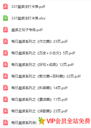 图片[2]-337晨读法记录表和每日晨读资料pdf文件 可打印-拓空间学习分享