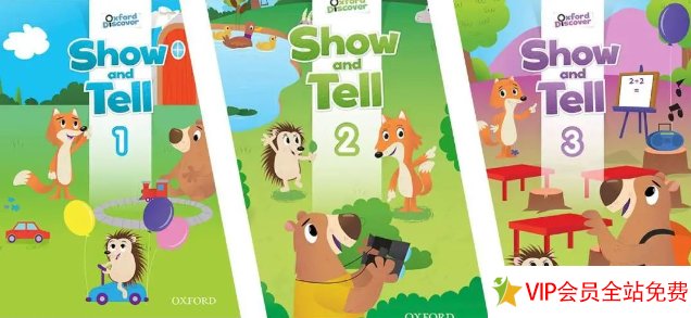 show and tell pdf教材+视频+白板软件(共3个级别) 百度网盘下载-拓空间学习分享