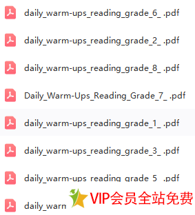 图片[3]-Daily Warm-Ups Reading怎么样？适合多大的孩子？8个级别电子版下载-拓空间学习分享
