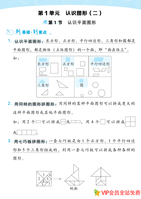 图片[2]-典中点名师划重点一年级下册数学电子版 R版百度网盘-拓空间学习分享