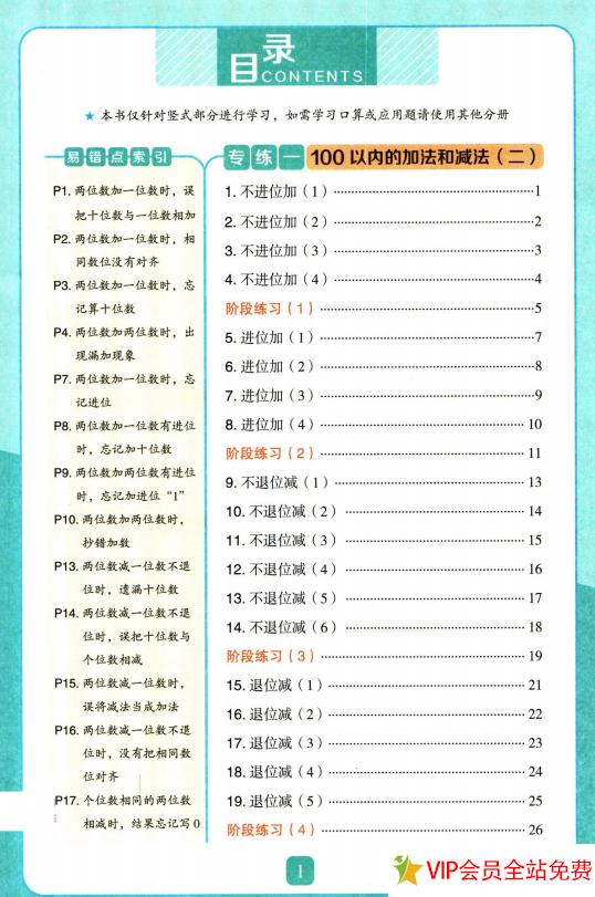 图片[2]-红逗号竖式易错题二年级上册数学电子版下载-拓空间学习分享