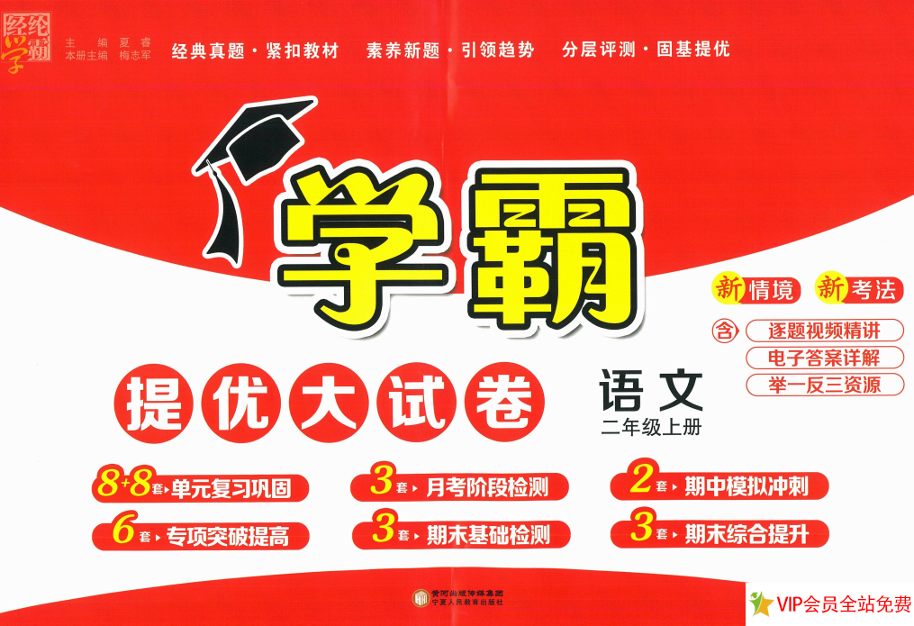 二年级上学霸提优大试卷电子版语文带答案 百度网盘下载-拓空间学习分享