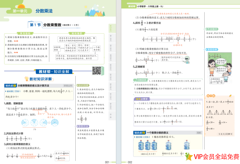 图片[2]-2024六年级上册数学教材帮电子版下载-拓空间学习分享