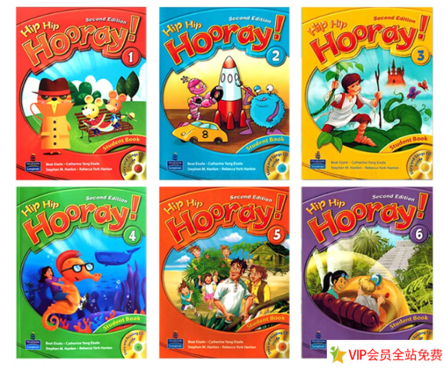 朗文Hip Hip Hooray教材1-6册电子版+音频 百度网盘下载-拓空间学习分享